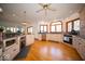 Modern kitchen layout featuring stainless steel appliances and granite countertops at 6013 Yellow Birch Ct, Avon, IN 46123