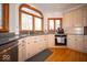 Updated kitchen with granite countertops, ample storage, and stainless steel appliances at 6013 Yellow Birch Ct, Avon, IN 46123