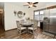 Charming dining area featuring a round table, modern decor, and natural light at 6276 Quail Rdg W Dr, Plainfield, IN 46168