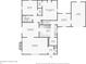 Detailed floor plan showcasing the layout of the house, including bedrooms and living spaces at 6481 Michigan Rd, Indianapolis, IN 46268