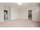 Bedroom showcasing an ensuite bathroom with shower and plush carpet at 799 Rose Garden Way, Westfield, IN 46074