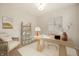 Bright office space featuring wood floors, ample natural light, and stylish decor at 799 Rose Garden Way, Westfield, IN 46074