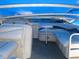 View of the boat's lounge featuring seating and a table at 8158 Shorewalk Dr # F, Indianapolis, IN 46236