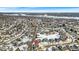Aerial view highlighting the neighborhood's location near Geist Reservoir at 8717 Vintner Ct, Indianapolis, IN 46256