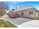Backyard with deck, patio and snow-covered yard at 8717 Vintner Ct, Indianapolis, IN 46256