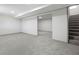 A spacious basement area with plush carpeting and an open layout at 8745 Big Bend Rd, Martinsville, IN 46151