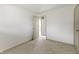 This bedroom has neutral paint and plush carpeting, offering a clean and comfortable space at 8745 Big Bend Rd, Martinsville, IN 46151