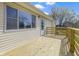 A wooden deck featuring wood railing and access to the home at 8745 Big Bend Rd, Martinsville, IN 46151