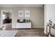 Stylish living room with modern furniture and decorative wall art at 89 E Walnut St, Fountaintown, IN 46130