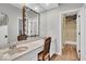 Bathroom featuring double sinks and a vanity at 958 Tamarack Cir N Dr, Indianapolis, IN 46260