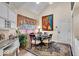 Cozy breakfast nook with natural light and elegant decor, located off the kitchen at 958 Tamarack Cir N Dr, Indianapolis, IN 46260