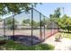 Well-maintained community tennis court, perfect for recreational play and social gatherings at 963 Wickham Ct # 103, Carmel, IN 46032