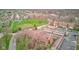 Aerial view featuring neighborhood, green spaces, parking and surrounding community at 102 Knoll Ct # D, Noblesville, IN 46062
