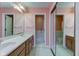 Bathroom featuring a double vanity sink and a mirror at 102 Knoll Ct # D, Noblesville, IN 46062