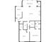 Floor plan of home featuring screened balcony, bedrooms, bathrooms and kitchen at 102 Knoll Ct # D, Noblesville, IN 46062