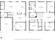 Detailed floor plan for a two-story home showing the layout of rooms on both levels including dimensions at 1075 Barberry Dr, Greenwood, IN 46143