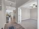 Open foyer showcasing wood floors and natural light flowing into the living spaces at 1075 Barberry Dr, Greenwood, IN 46143