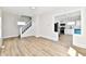 Bright living room leading into the kitchen at 1145 N Belleview Pl, Indianapolis, IN 46222