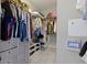 This walk-in closet is functional and offers a security system at 11741 Langham Crescent Ct, Fishers, IN 46037