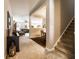 Open-concept design showcasing seamless flow between living, dining, and kitchen areas, perfect for modern living and entertaining at 1371 Blackthorne N Trl, Plainfield, IN 46168