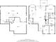 Combined floor plans highlighting the layout of both the basement and main floor of the residence at 14019 Colville Cir, Carmel, IN 46033
