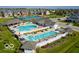 Enjoy community amenities including multiple pools and lounge areas at 1444 Waterleaf Dr, Westfield, IN 46074