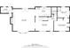 First floor plan featuring living room, kitchen, dining area, bedroom and bath layout at 16471 E 196Th St, Noblesville, IN 46060