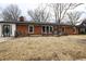 Charming single-story brick home with a covered porch and newly installed roof at 1760 Market St, Martinsville, IN 46151