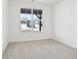 Carpeted bedroom with a window view of the neighborhood at 19245 Red Willow Ln, Noblesville, IN 46062