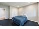 Bedroom with double closet and blue bedding at 267 Westbrook Ct, Columbus, IN 47201