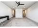 Expansive bonus room with open layout, ceiling fan, and neutral color scheme, perfect for flexible living at 2779 Ruffian Dr, Westfield, IN 46074