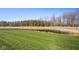 Scenic pond view surrounded by green grass and trees, offering a tranquil natural setting at 2779 Ruffian Dr, Westfield, IN 46074