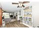 Inviting living room features a fireplace, wood floors, and stylish decor at 3607 Windsor Way, Anderson, IN 46011