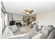 Inviting living room with a cozy fireplace, stylish decor, and comfortable seating at 3607 Windsor Way, Anderson, IN 46011