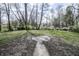 Spacious grassy backyard showing the lot at 4342 Lasalle St, Indianapolis, IN 46205