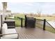 Relax on this home's back deck with a Treager grill and an incredible backyard view at 5301 Tanglewood Ln, Whitestown, IN 46075