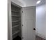 Pantry with shelves for storing groceries at 609 W Pearl St, Trafalgar, IN 46181