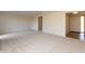 Bright living room with new carpet and a view of the home's entrance at 7260 Marla Dr, Indianapolis, IN 46256