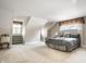 Expansive bedroom with pitched ceilings and large windows, creating a serene and light-filled space at 8037 Lynch Ln, Indianapolis, IN 46250