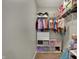 Organized closet with shelving and hanging space, providing efficient storage solutions at 8734 Blue Marlin Dr, Indianapolis, IN 46239