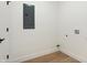 Clean utility area with hookups for laundry, ample space, and minimalist design at 1018 Calvary St, Indianapolis, IN 46203