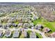 Neighborhood aerial view pinpoints a charming home in a well-maintained residential community at 10303 Memorial Knoll Dr, Indianapolis, IN 46234