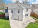 This home offers a cozy backyard with a concrete patio, perfect for outdoor entertaining at 10303 Memorial Knoll Dr, Indianapolis, IN 46234