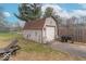 Detached garage with ample storage and room for parking at 12166 N Bray Rd, Mooresville, IN 46158