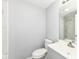 Modern bathroom with tile flooring, vanity, and toilet at 1254 E 400 N, Greenfield, IN 46140