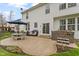 Spacious backyard patio with outdoor seating, grill, and hot tub for relaxation and entertainment at 12753 Bristow Ln, Fishers, IN 46037