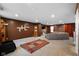 Spacious living room featuring recessed lighting, plush carpet, and contemporary decor at 13820 N Cardonia Dr, Camby, IN 46113