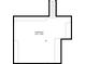 Floor plan showing the unfinished basement's layout and dimensions, perfect for customization at 1403 Fletcher Ave, Indianapolis, IN 46203