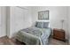 Bedroom with closet, light wood floors and large window offering natural light at 16422 Brigham Ln, Westfield, IN 46074