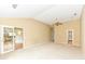 Spacious living room with neutral carpet and access to other rooms at 18009 Sun Ridge Cir, Noblesville, IN 46062